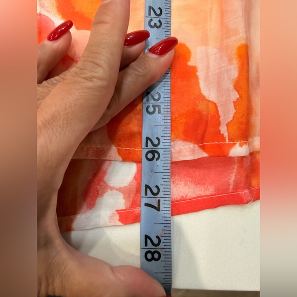 NWT Chico's Women's Orange and Red Top - Picture 6 of 6